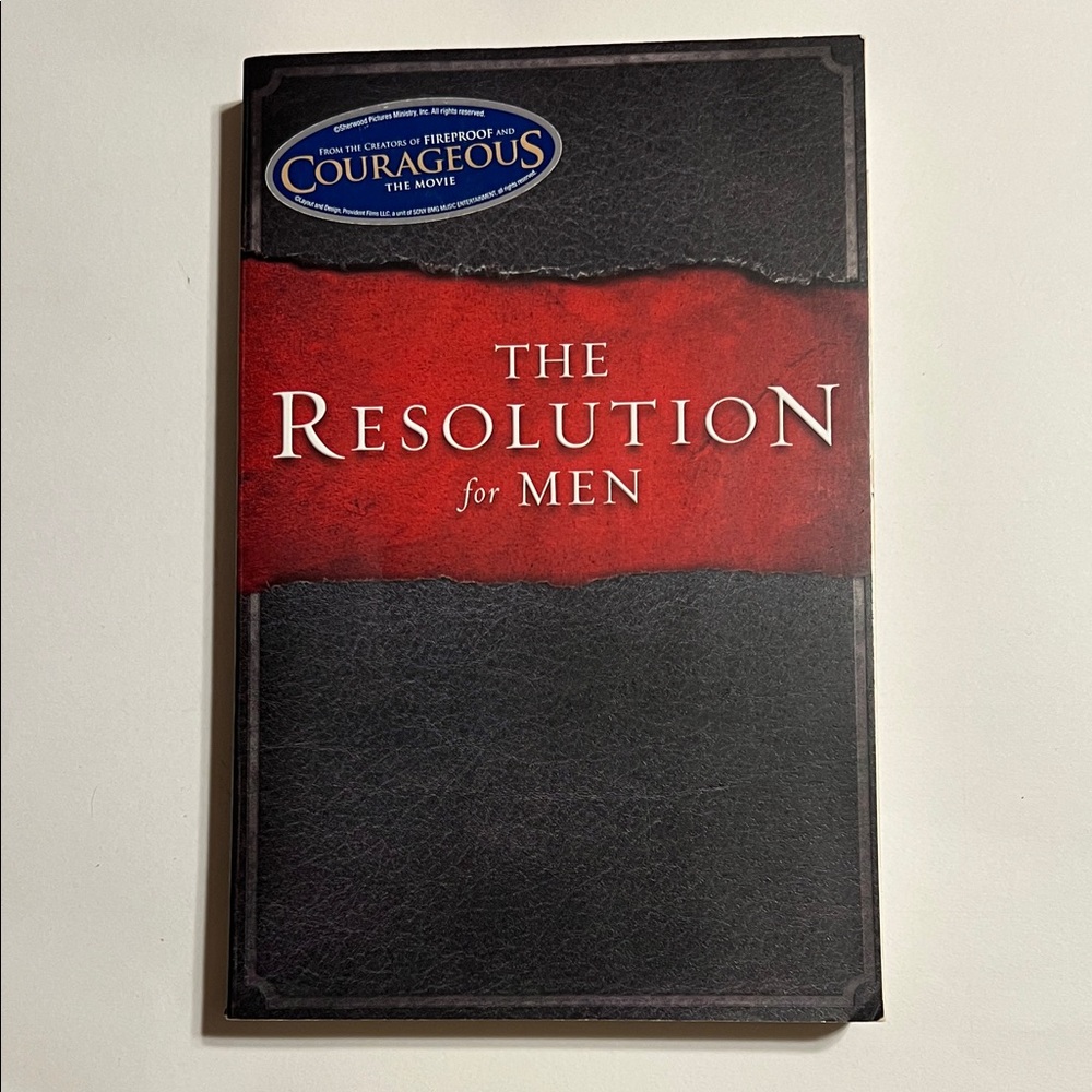 The Resolution for Men Book